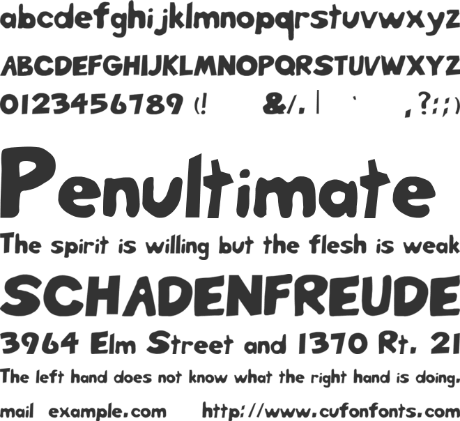 Twister Fusion font preview