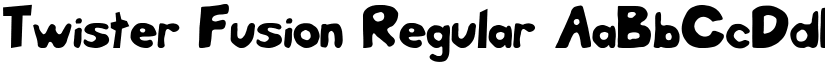 Twister Fusion Regular font