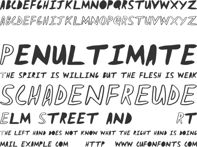 CRAY CRAY FOR YOU font preview