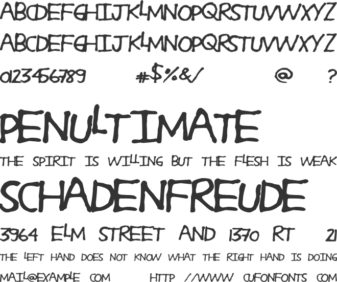 SodaCrack font preview