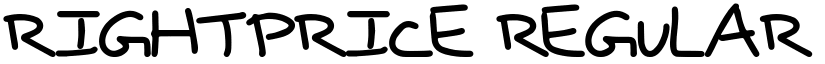 RightPrice font download
