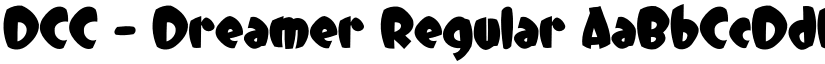 DCC - Dreamer Regular font
