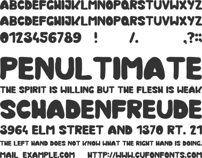 kmurka font preview