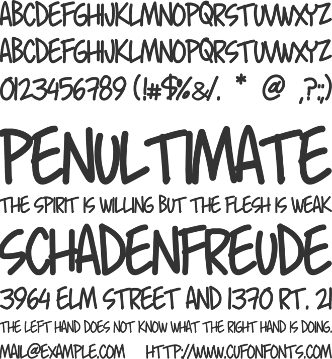 Chanda Feliz font preview