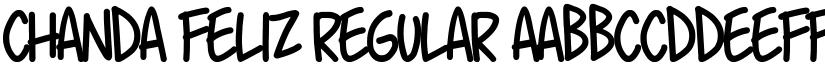 Chanda Feliz Regular font