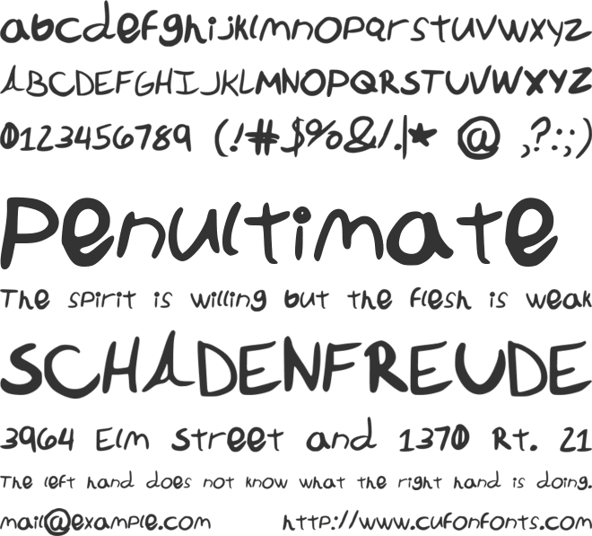 LaIzzIerComiC font preview