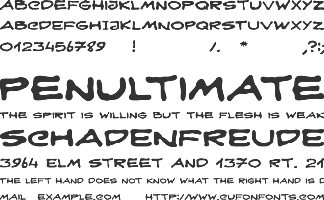 Nikad robom font preview