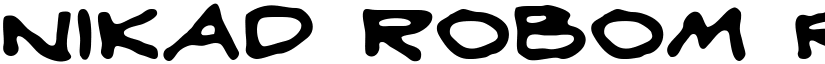 Nikad robom Regular font