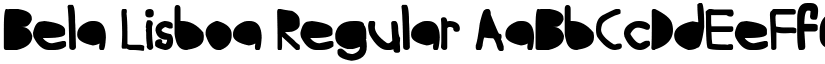 Bela Lisboa Regular font