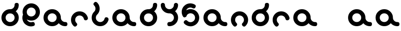 dearladysandra font