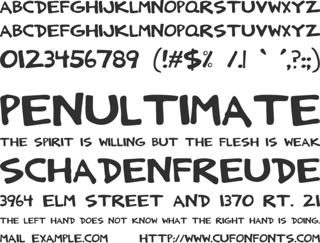 DCC - Anatolia Strong font preview