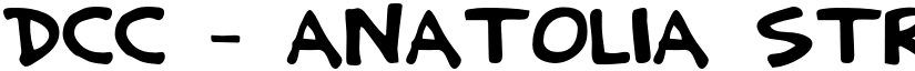 DCC - Anatolia Strong font download