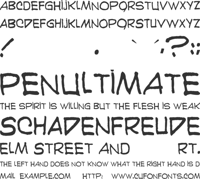 Karaoglan font preview