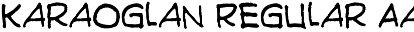 Karaoglan Regular font