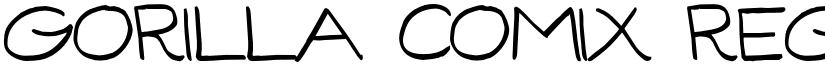 Gorilla Comix font download