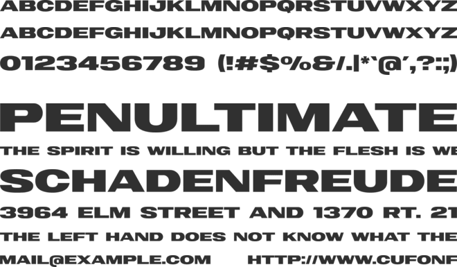 Neutro font preview