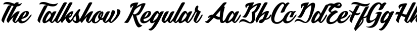 The Talkshow font download