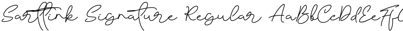 Sarttink Signature font download