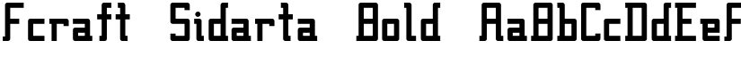 Fcraft Sidarta Bold font