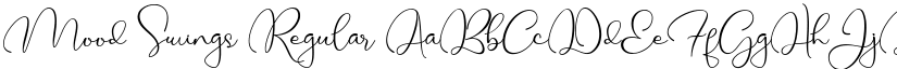 Mood Swings Regular font