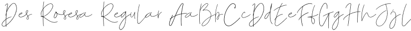 Des Rosesa Regular font