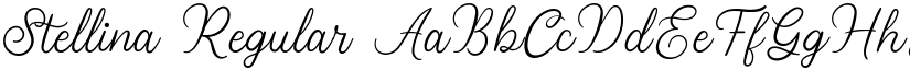 Stellina Regular font
