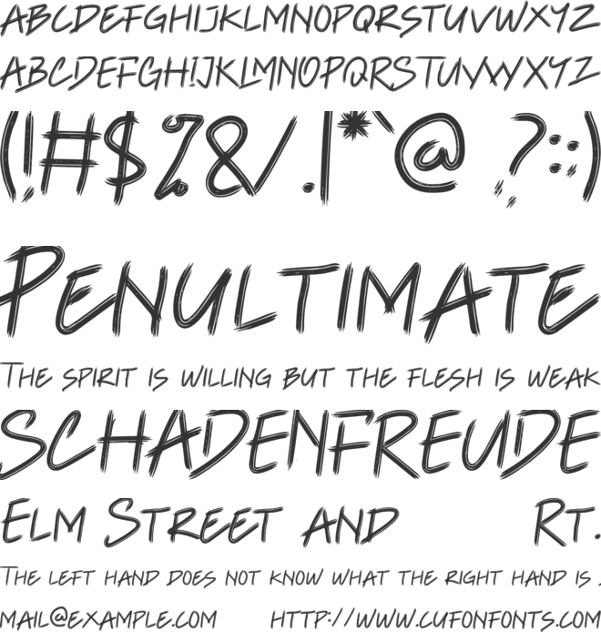 liquella font preview