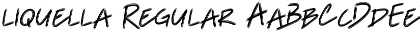 liquella Regular font