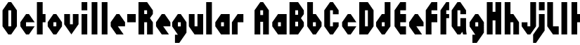 Octoville-Regular font