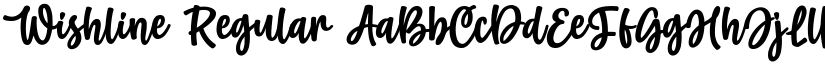 Wishline Regular font