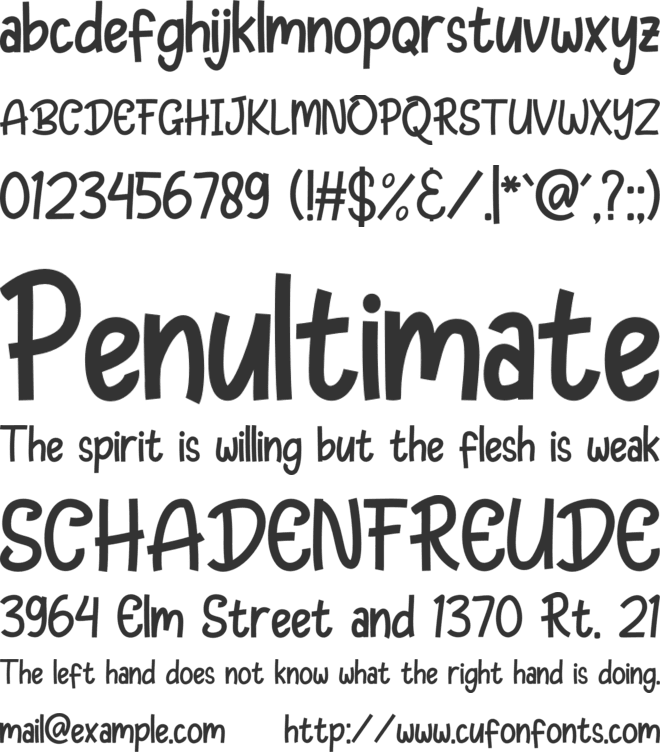 Frankie Healthy font preview