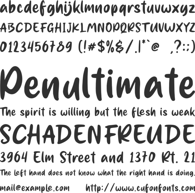 Child Hood Style font preview