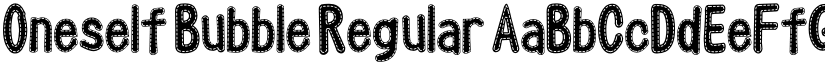 Oneself Bubble Regular font