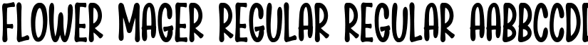 Flower Mager Regular Regular font