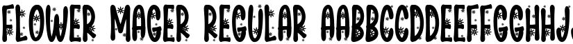 Flower Mager Regular font