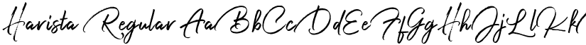 Harista Regular font