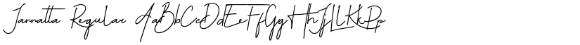 Jannatta Regular font