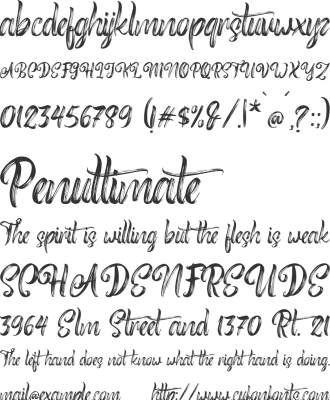 Roasttery  Free Personal Use font preview