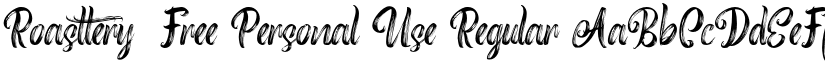 Roasttery  Free Personal Use Regular font