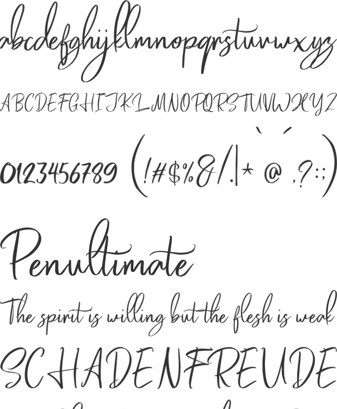 Hello Beauty  Free Personal Use font preview