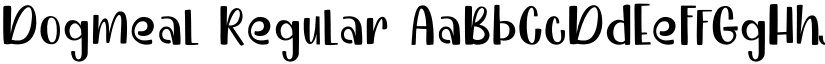 Dogmeal Regular font