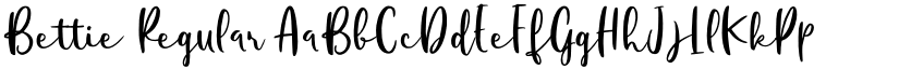 Bettie Regular font