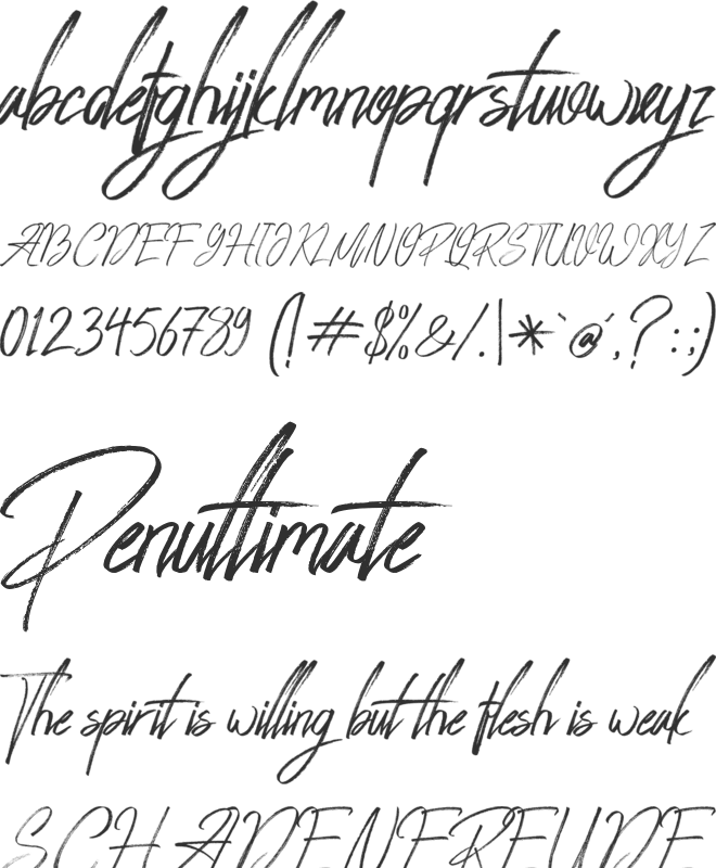 Peace Maker Free Personal Use font preview