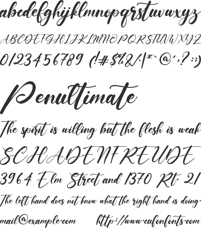 Baby Lovely font preview