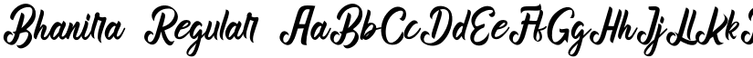 Bhanira Regular font