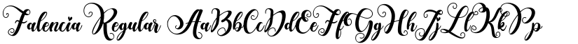 Falencia Regular font