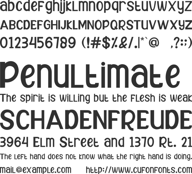 CATTY MAGIC font preview