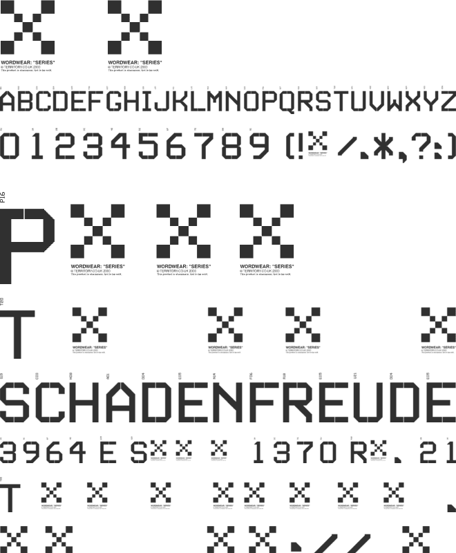 Series font preview