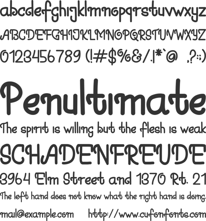 Nicko Robin font preview