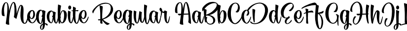 Megabite Regular font
